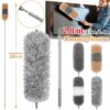Extendable Microfiber Duster with Telescopic Pole | Bendable Cleaning Duster