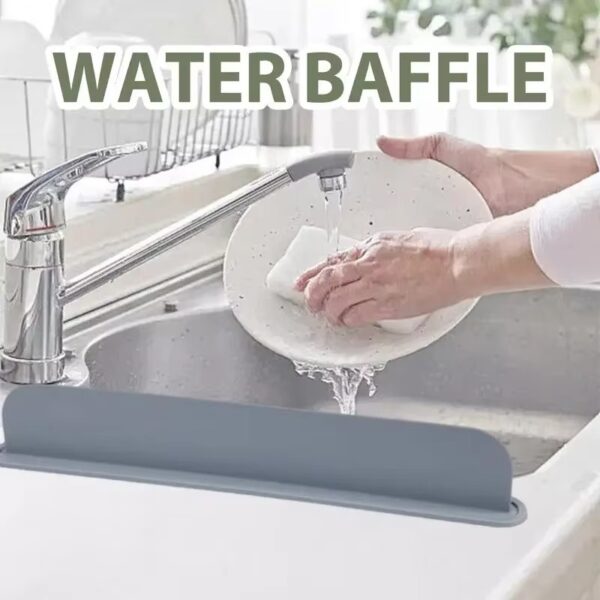 Silicone Sink Splash Guard 14 Inch | Sink Water Splash Protector