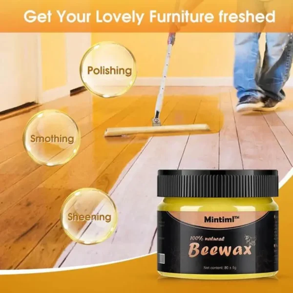 Beeswax Wood Polish – Furniture Restorer & Protector | Buy 1 Get 1 FREE