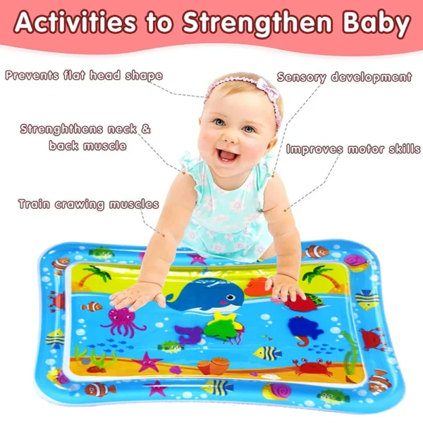 Premium Inflatable Baby Water Play Mat for Tummy Time