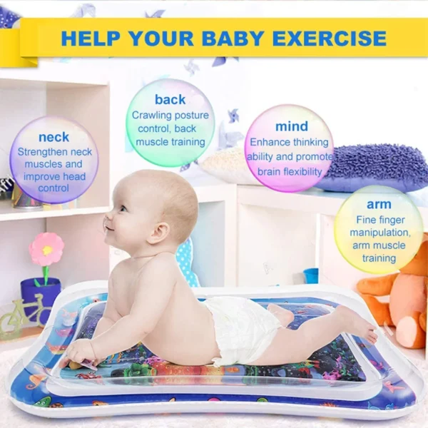 Premium Inflatable Baby Water Play Mat for Tummy Time