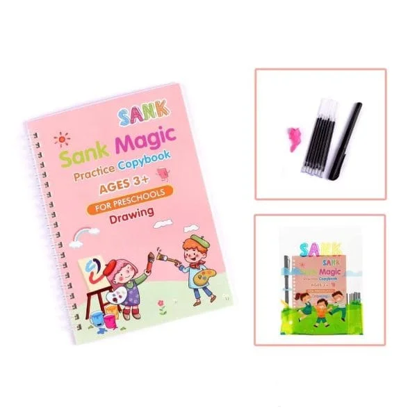 Reusable Writing Practice Book Set for Kids – Sank Magic